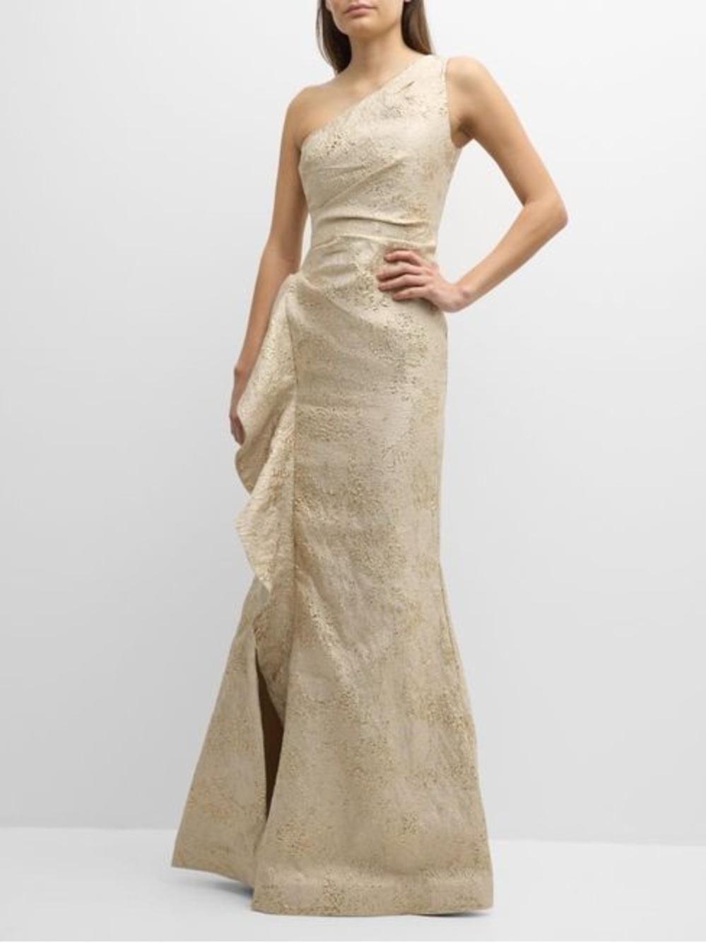 Teri Jon gold gown